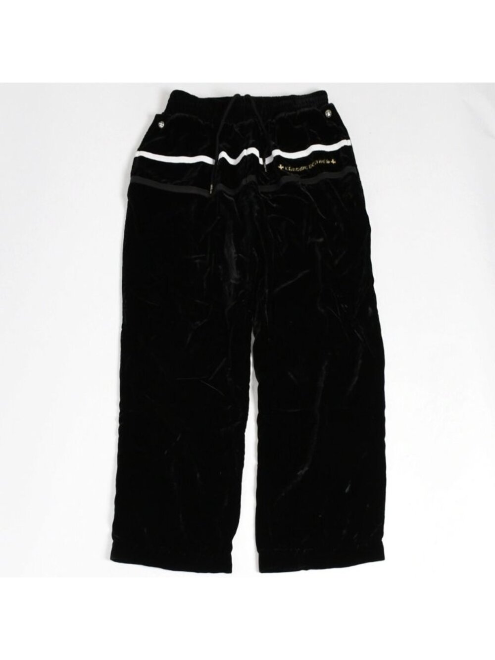 Chrome Hearts Velvet Tracksuit Pants S Crossball